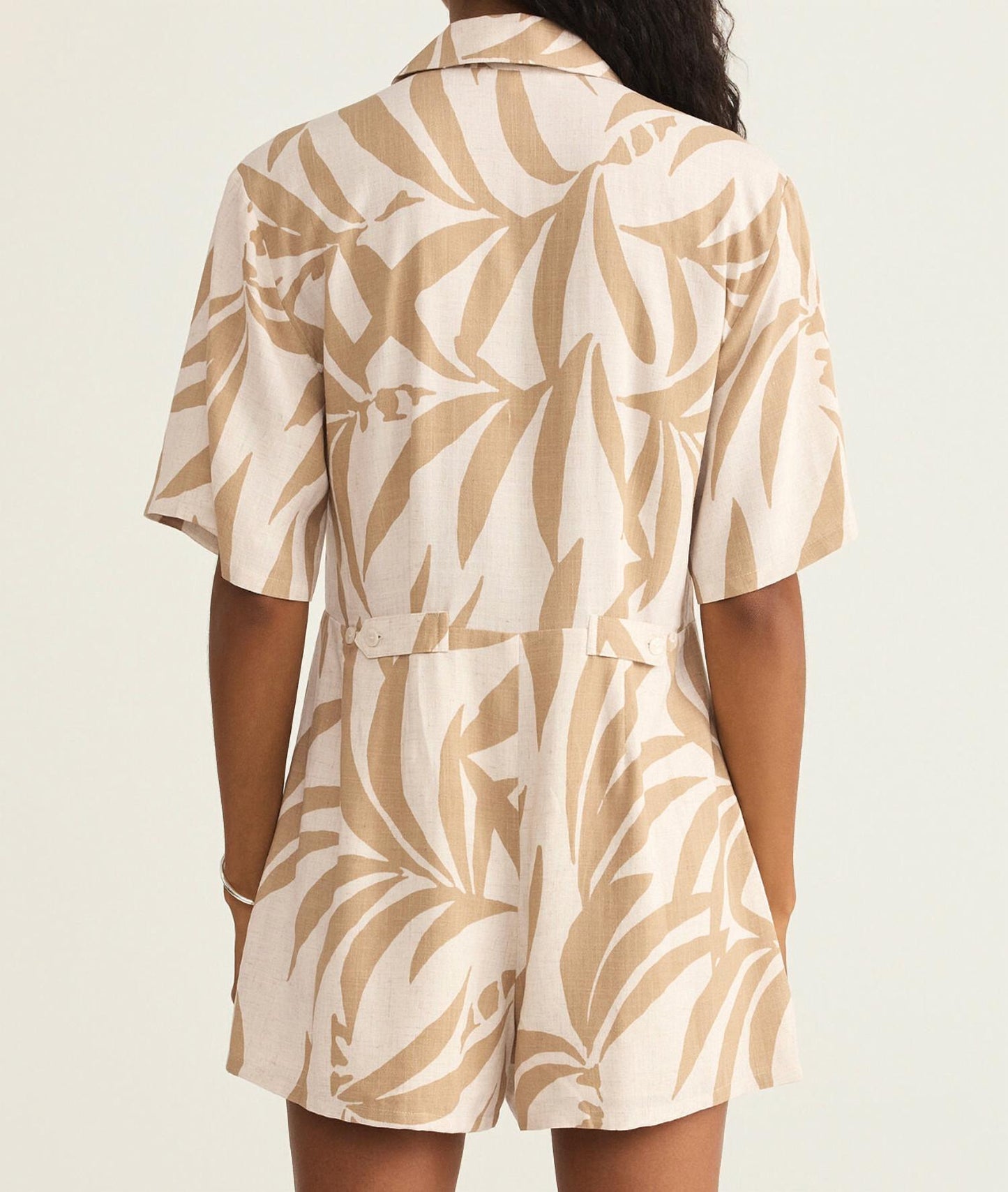 Z Supply - Marcel Palm-print Romper