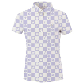 Swingjuice - Women's Golf Smile Face Polo Shirt