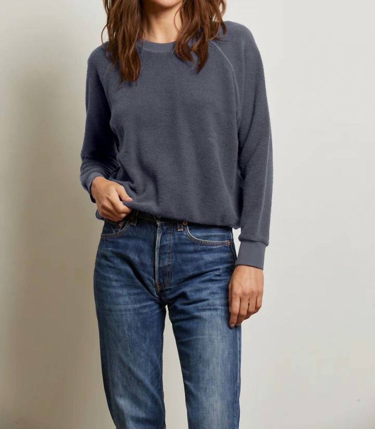 Perfectwhitetee - Women's Ziggy Fleece Shrunken Top