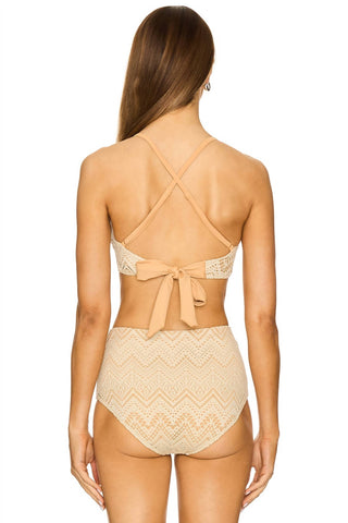 Free People - Crochet Misty Crop Bikini Top