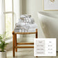 Decorative Cotton Stripe Bath Towel Set - Noelle Collection