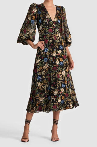 Alice + Olivia - Mona Midi Dress