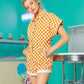 Day + Moon - Checker Neyland Romper