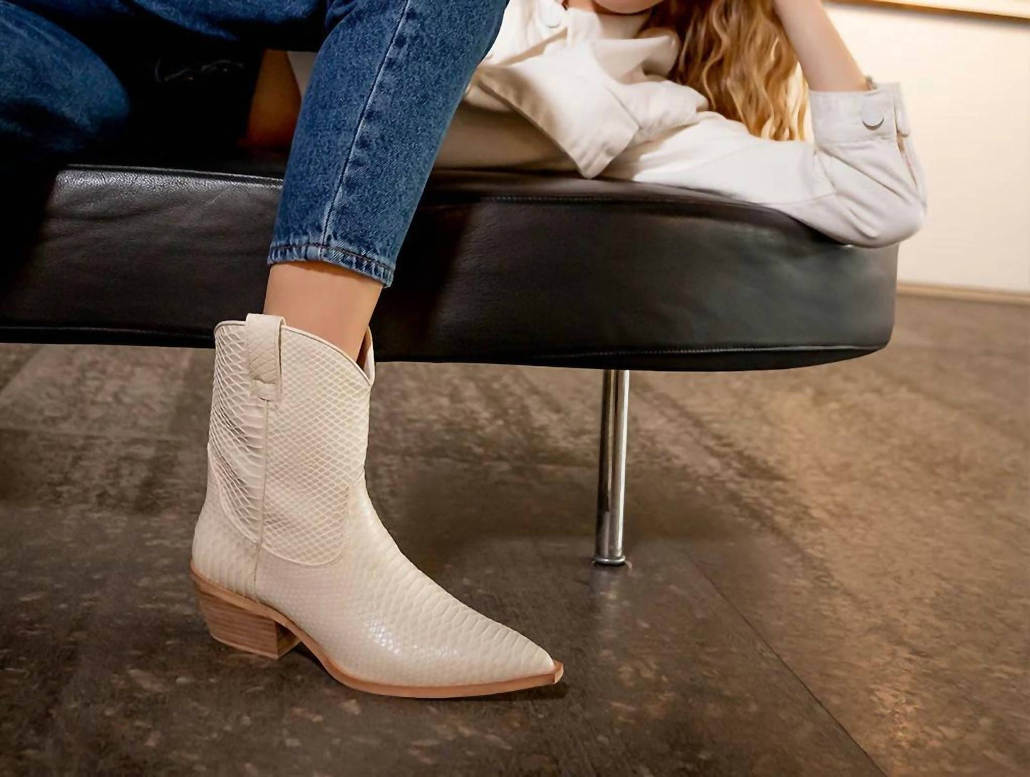 Shu Shop - Women's Zouzou Snake Skin Boot