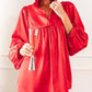 Adrienne - Morgan Ruffle Collar Satin Blouse
