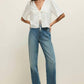 Z Supply - La Belle Linen Cropped Top