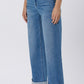 Lovervet - High Rise Double Cuffed Baggy Wide Leg Jeans