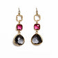 Avenue Chic - Women's Three Drop Earrings