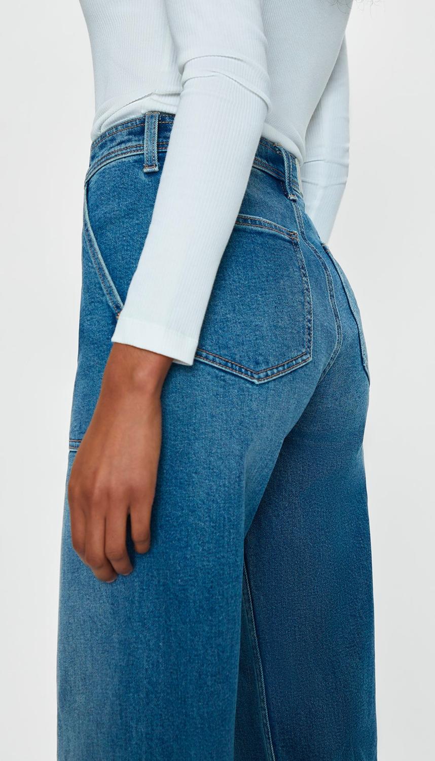 Pistola - Penny High Rise Wide Leg Jean