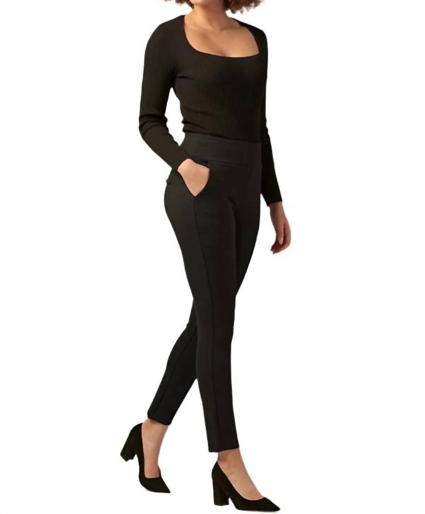 Charlie Paige - 4-way Stretch Ponte Pants