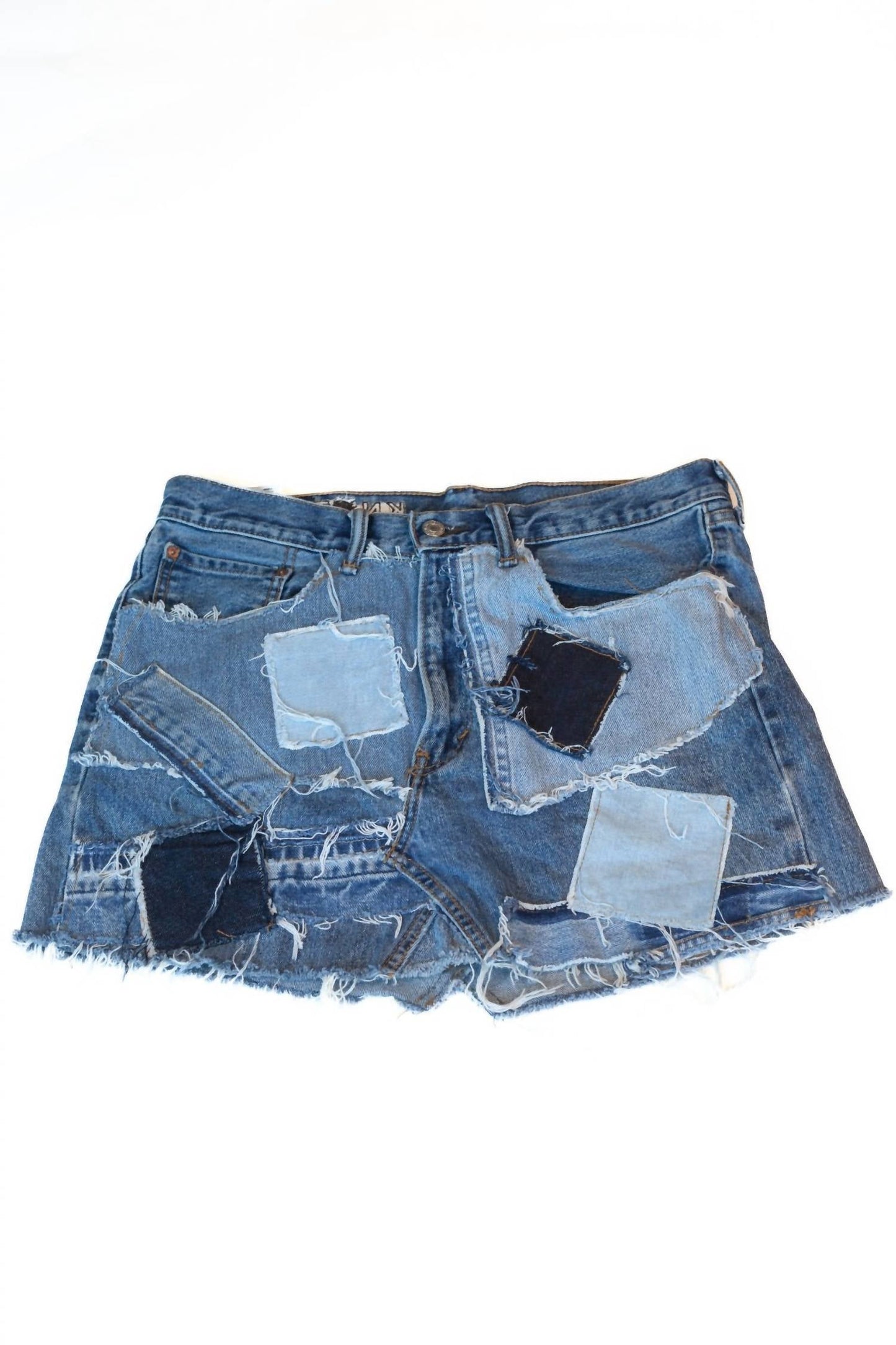Knotwtr - Women's Patch Denim Skirt