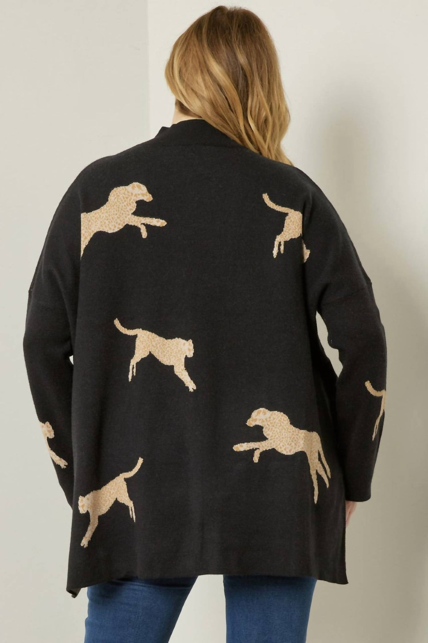 Entro - Leopard Sweater Top