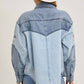 Bluivy - Denim Star Patchwork Shirt