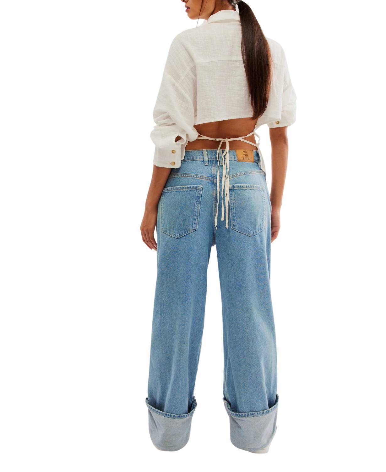 Free People - Inal Countdown Cuffed Low-rise Jeans