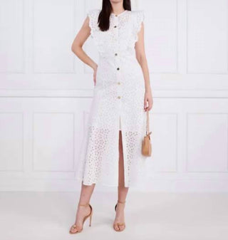 Pinko - Admirable Cotton Embroidery Dress