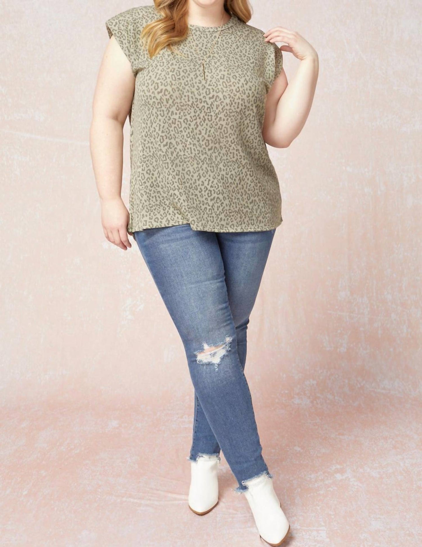 Entro - Leopard Tonal Top