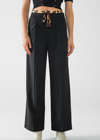 Q2 - Leopard Waist Pants