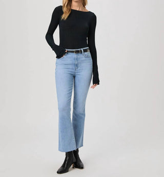 Paige - Claudine With Raw Hem Jean