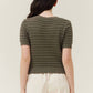 Grade & Gather - Cropped Short Sleeve Cardigan