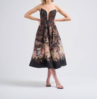 Zimmermann - Illuminate Draped Midi Dress