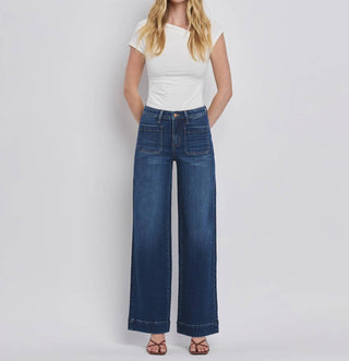 Flying Monkey - High Rise Wide Trouser Jeans