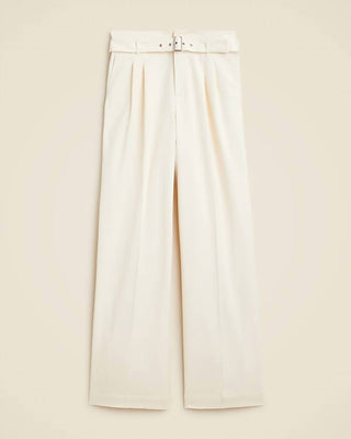 J.Crew - Belted Wide-leg Trouser In City Twill