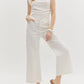 Entro - Stud Embellished High Waisted Pants