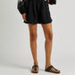 Free People - Calla Linen-Blend trouser Shorts