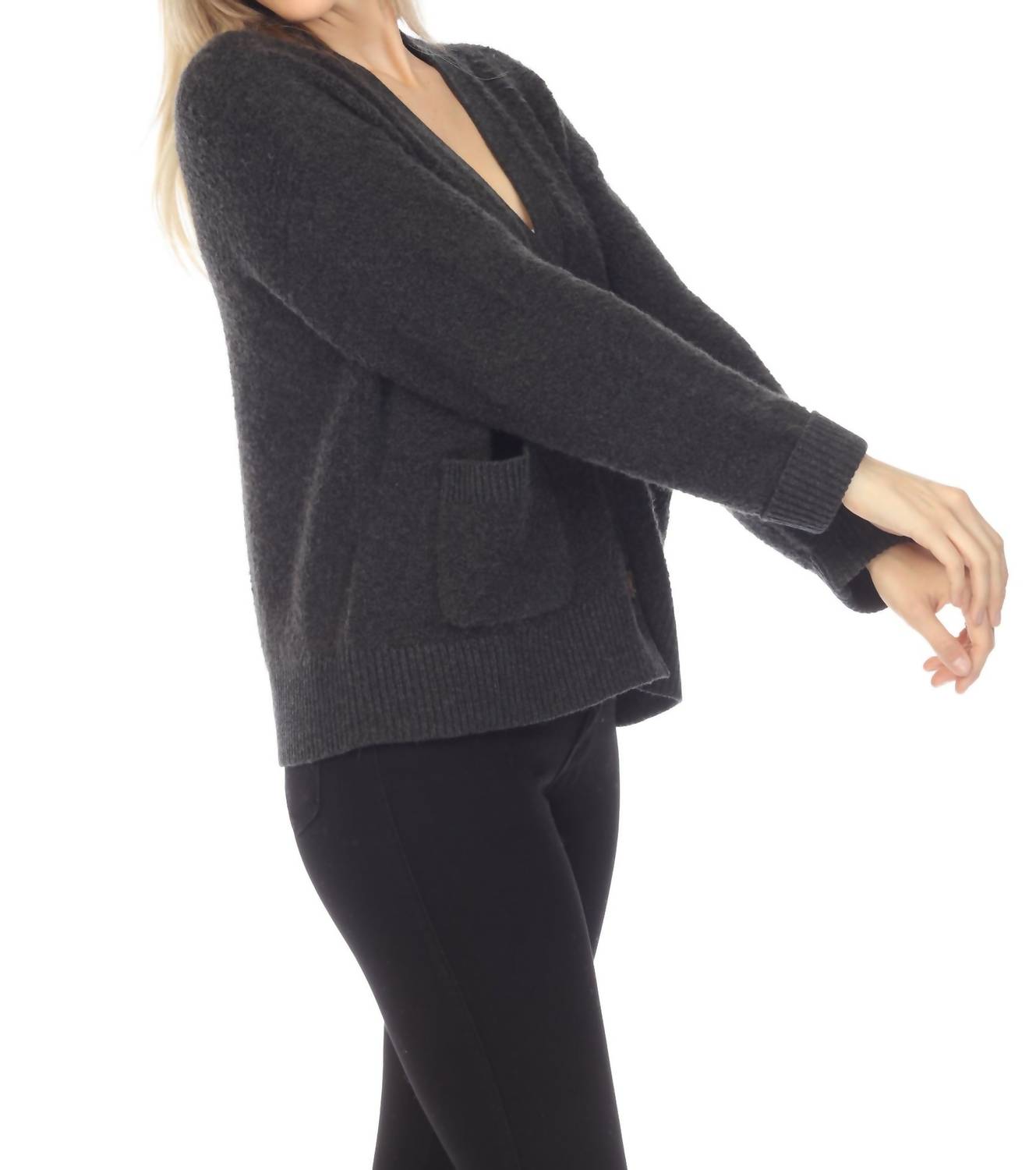 Johnny Was - Calme Teddy Bear Long Sleeve Knit Cardigan