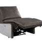 Metier Power Motion Recliner - Gray / Aluminum