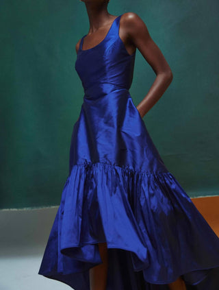 Amsale - Taffeta High Low Dress