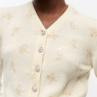 Ganni - Women's Printed Mix Cardigan