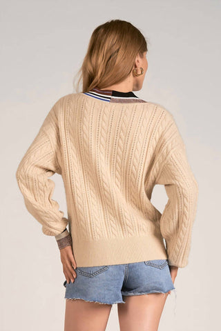 Elan - Varsity Stripe Sweater