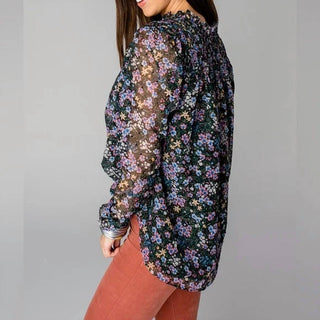Buddylove - Everly Long Sleeve Button Up Blouse