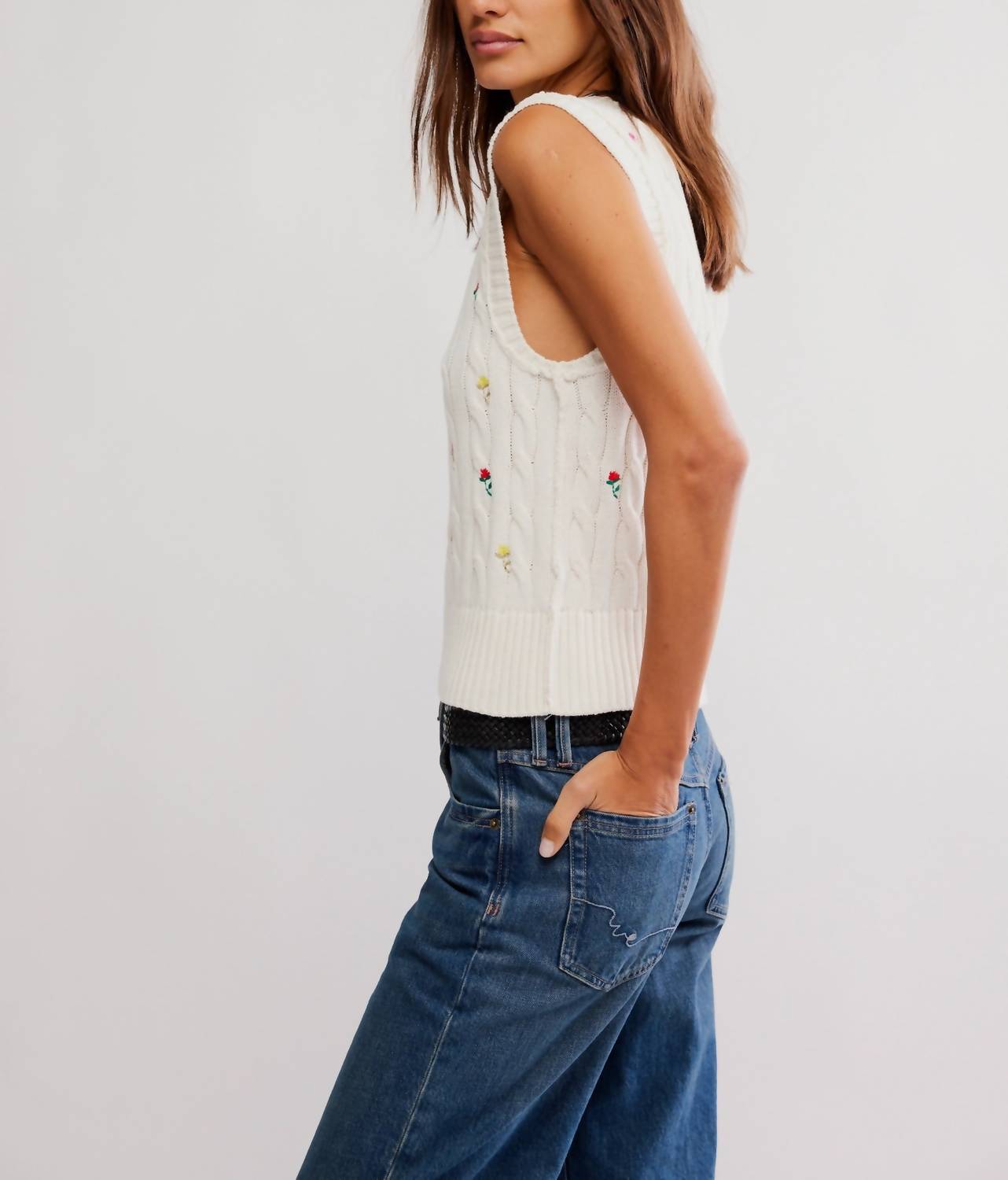 Free People - Plumeria Floral Vest
