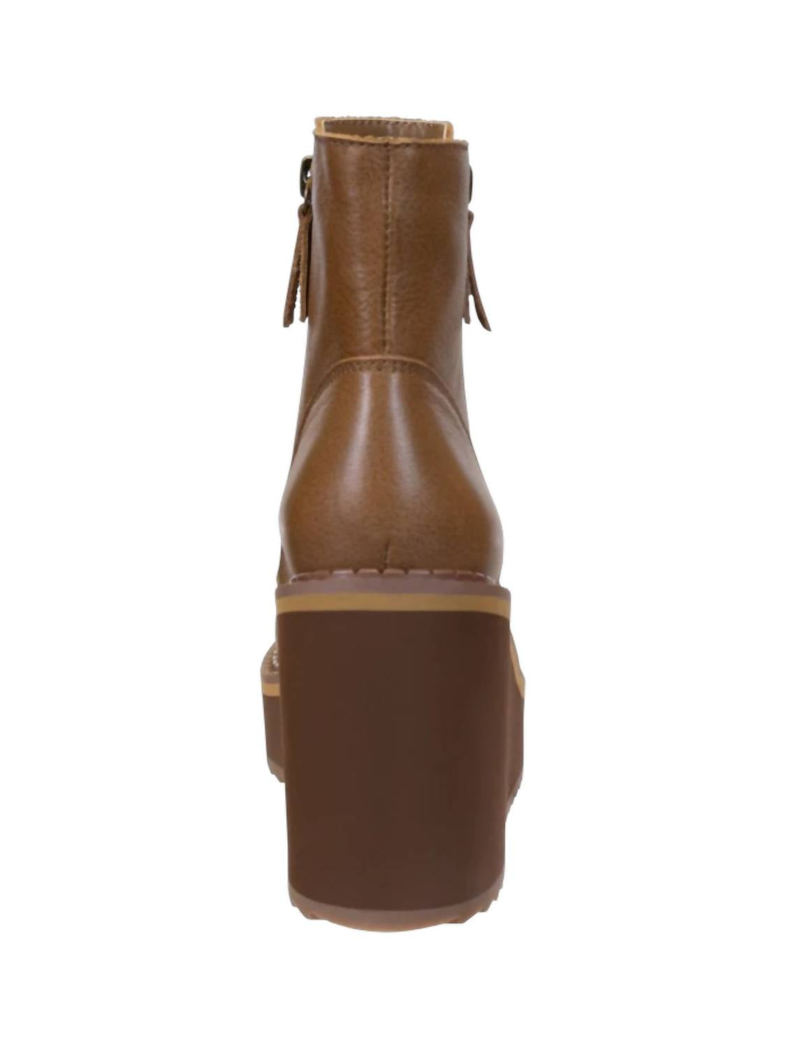 Naked Feet - Women's Avail Platform Wedge Ankle Boot