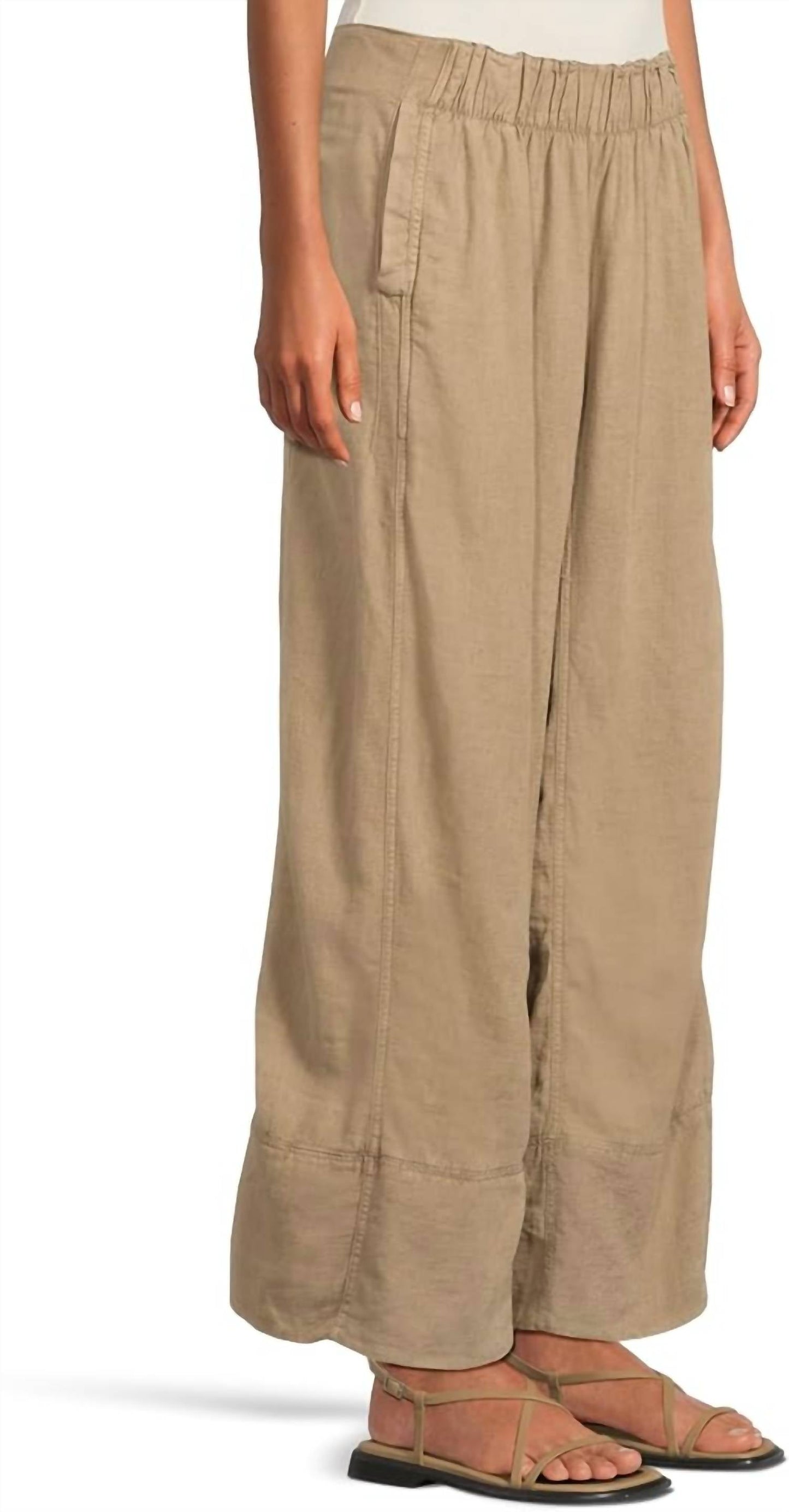 Free People - Day's End Linen Pull-on Pants