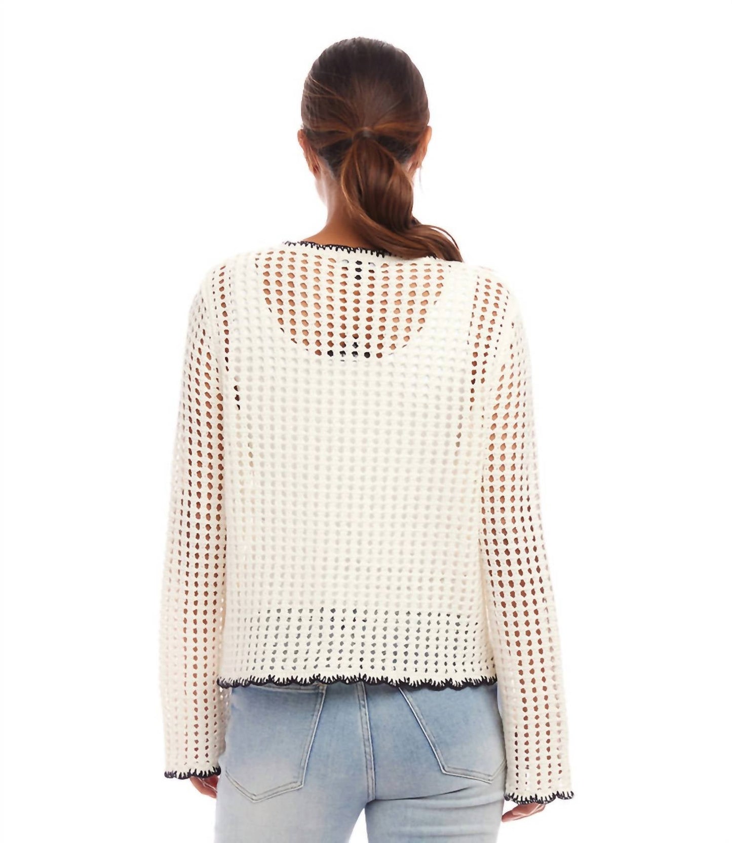 Karen Kane - Crochet Sweater