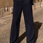 Attentif - High-Waisted Wide Leg Pants