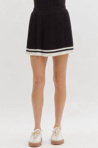 Entro - Knit Pleated Skort