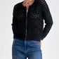 Elan - ELAN Sweater Zip Up Cardigan
