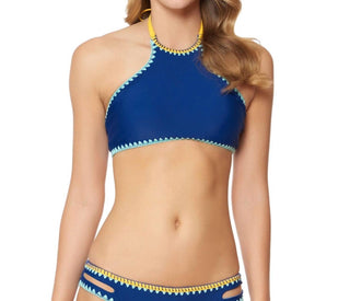 Jessica Simpson - Woodstock Reversible High Neck Bikini Top
