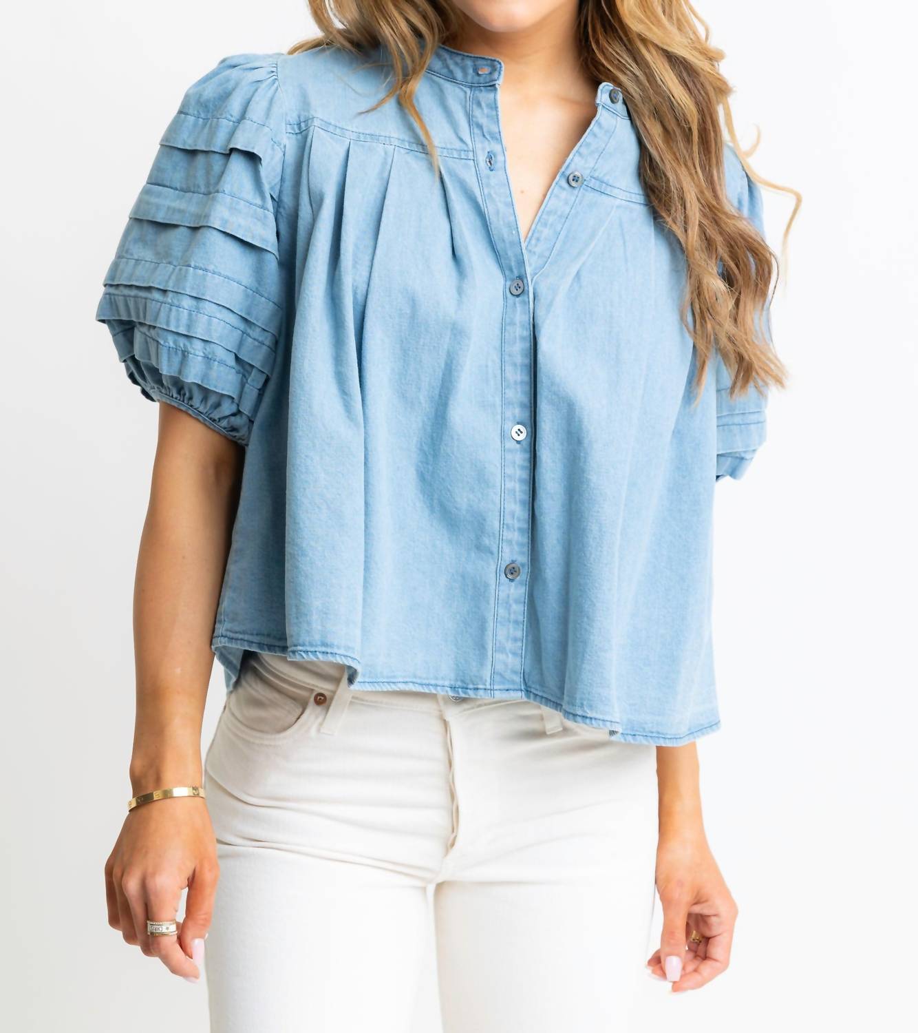 Karlie - Women's Denim Novelty Top