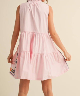 &Merci - Cloud Embroidered Mini Dress