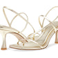Steve Madden - Women's Locke Leather Strappy Y2k Mid Heels Sandals