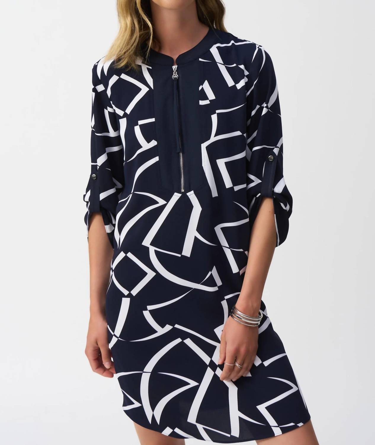 Joseph Ribkoff - Geometric Shift Dress