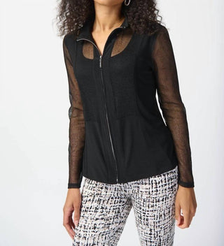 Joseph Ribkoff - Silky Knit And Mesh Two-piece Set