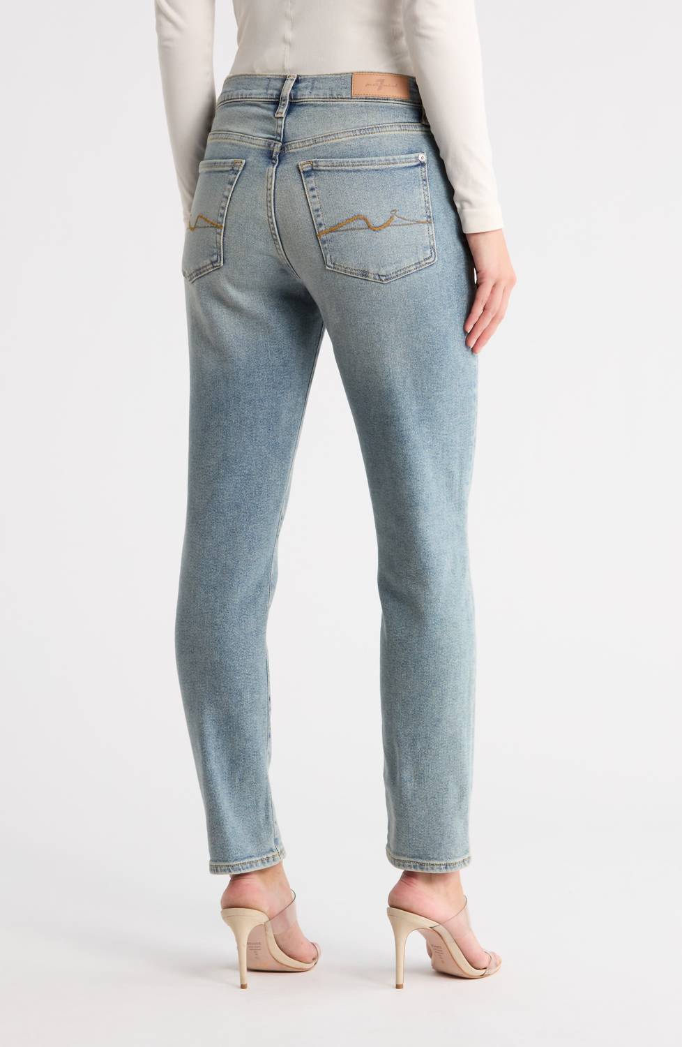 7 For All Mankind - Josefina High Waist Ankle Boyfriend Jeans