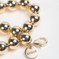 Eklexic - LARGE GOLD BALL BRACELET