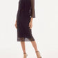 Joseph Ribkoff - High-waist Knitted Pencil Skirt